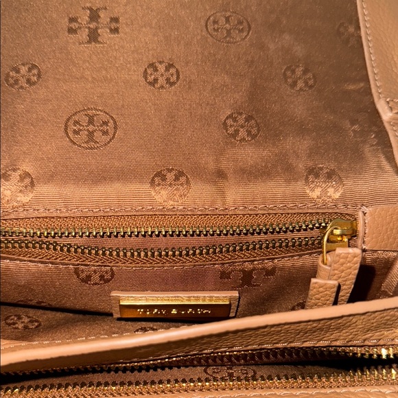 Tory Burch Tan Gold Crossbody Bag - Picture 6 of 10
